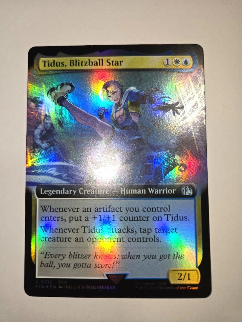 ラスト一枚【Foil】(512)■拡張アート■エースストライカー、ティーダ　英語 ラスト一枚【Foil】(512)□拡張アート□エースストライカー、ティーダ