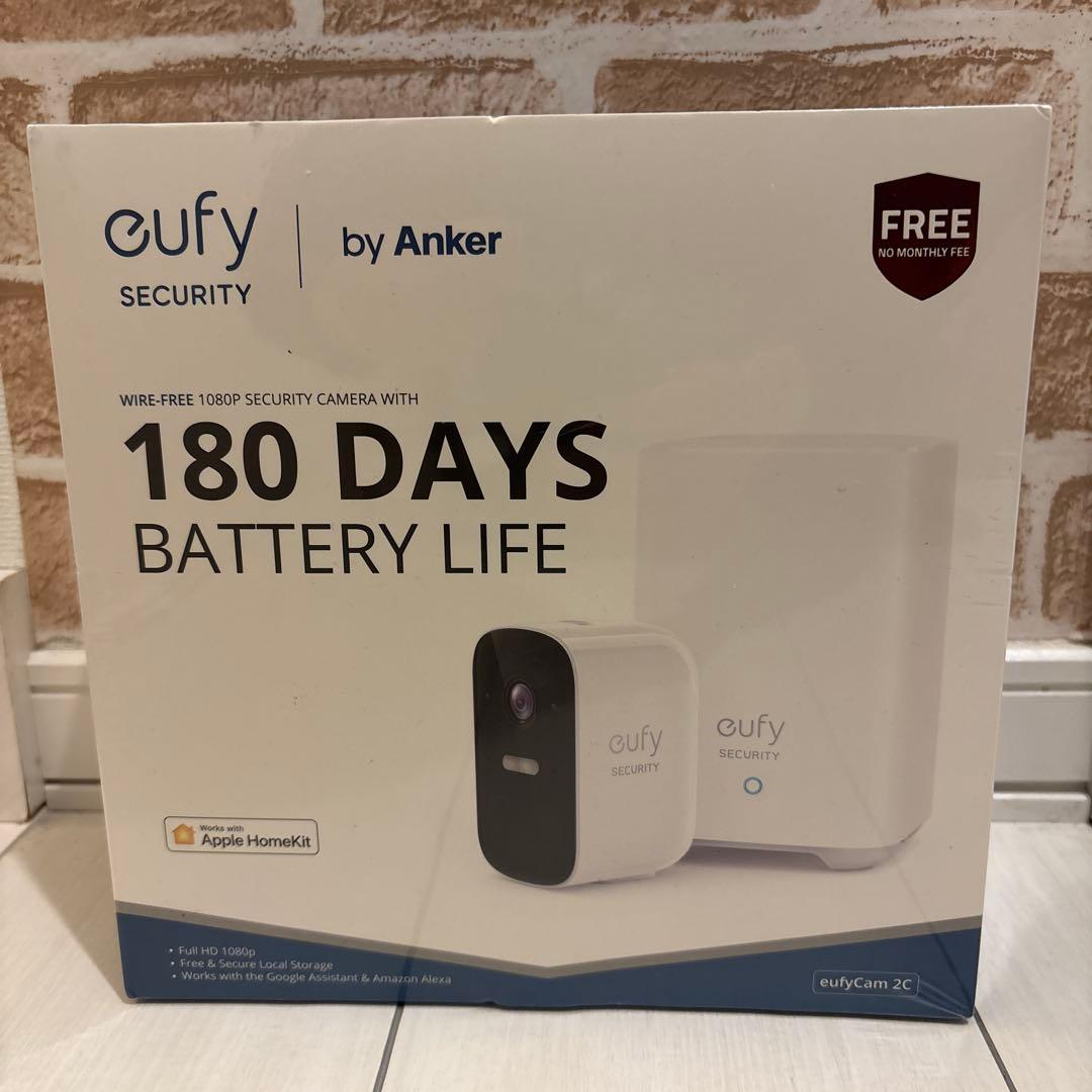 【新品未開封】Anker Eufy Security eufyCam Eufy Security eufyCam 2C 1-Cam Kit | 屋外用セキュリティカメラの