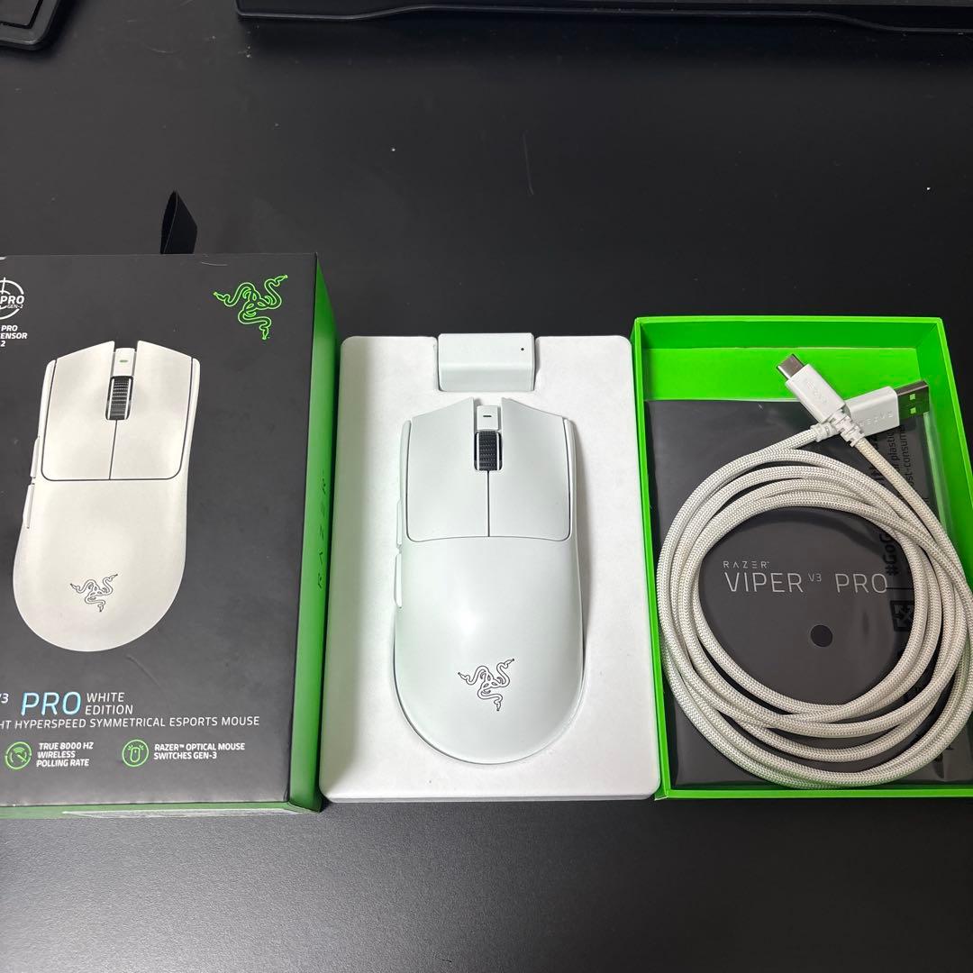 Razer VIPER V3PRO ホワイトモデル ゲーミングマウス