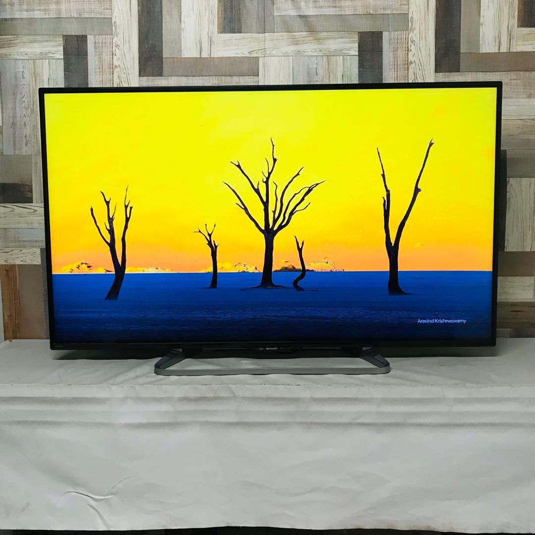 即日受渡❣️全国送料込シャープ55型テレビYouTube.Netflix視聴可