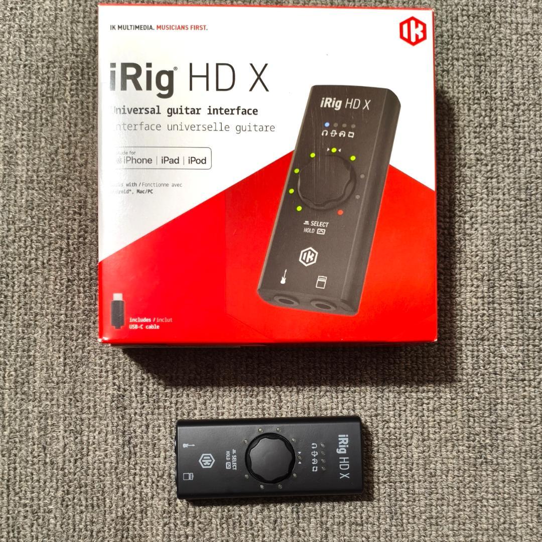 【新品同様】IK Multimedia iRig HD X オーディオIF IK Multimedia iRig HD X オーディオインターフェイス ギター