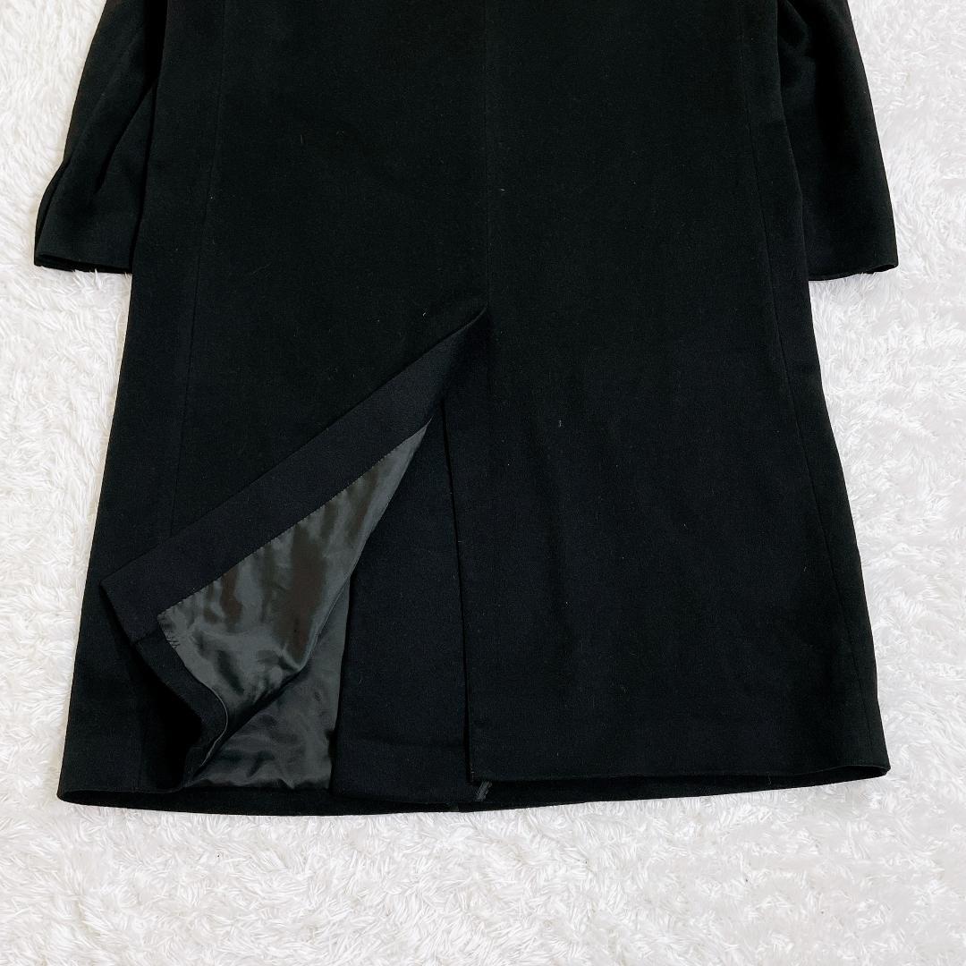 WIND ARMOR ダブルチェスターコート カシミア100% マキシ丈 黒 L