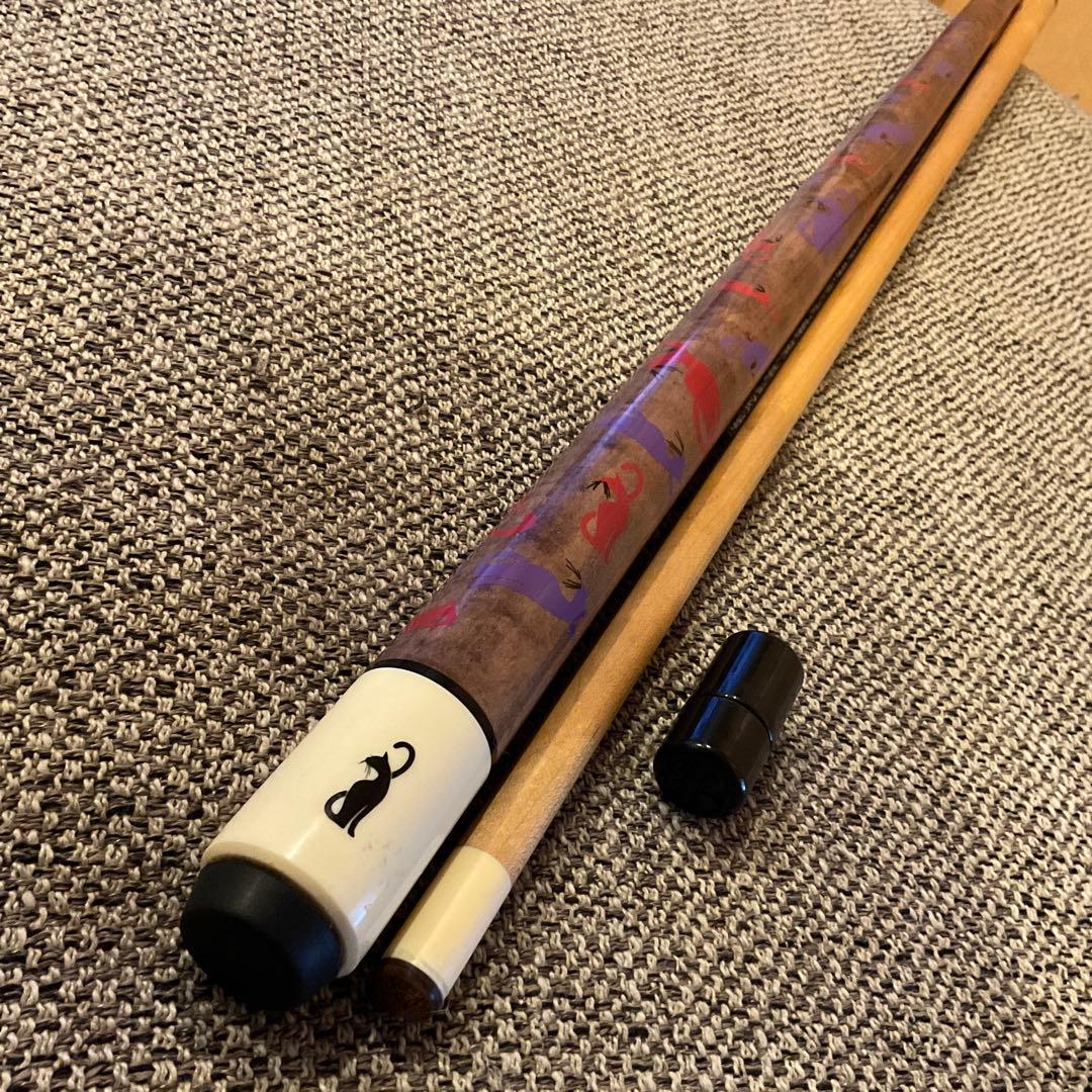猫　ビリヤード キュー　ノーラップ　オールド アダム　ストレート キュー　18山 ADAM アダム | ビリヤード専門リサイクルショップ スパイダー