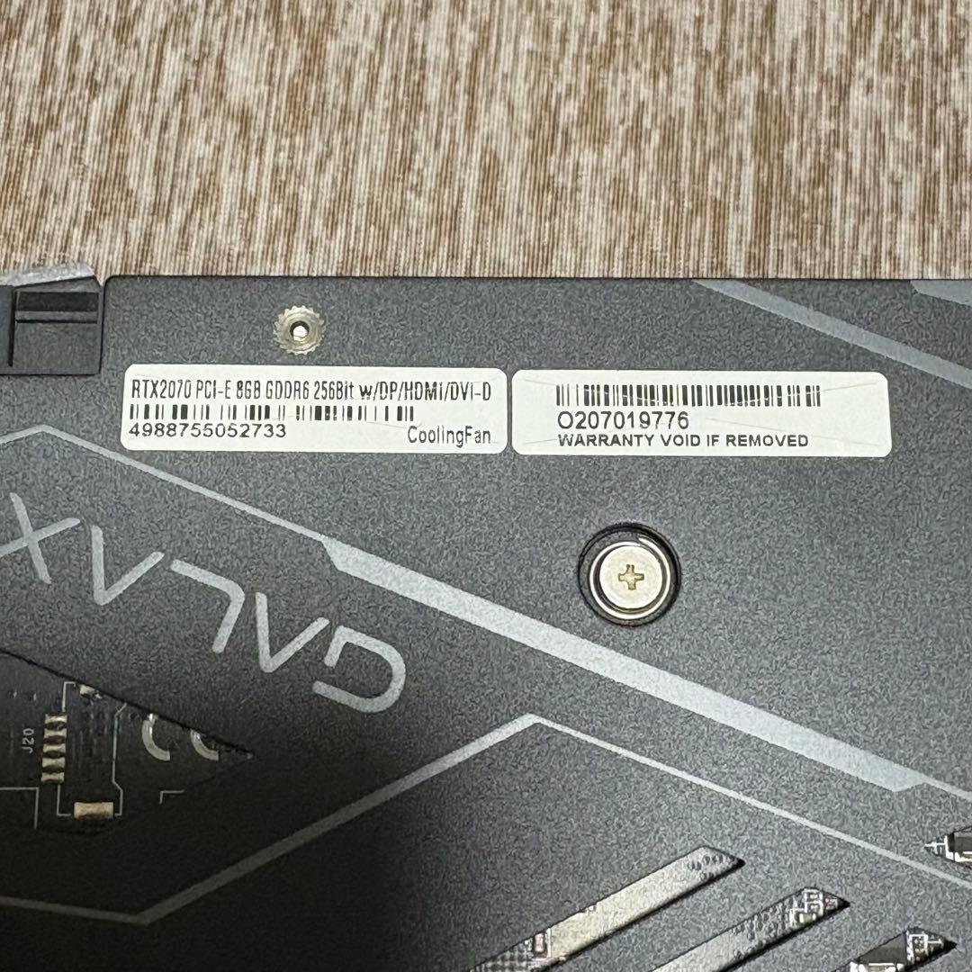 GALAX GeForce RTX2070 8GB グラフィックボード
