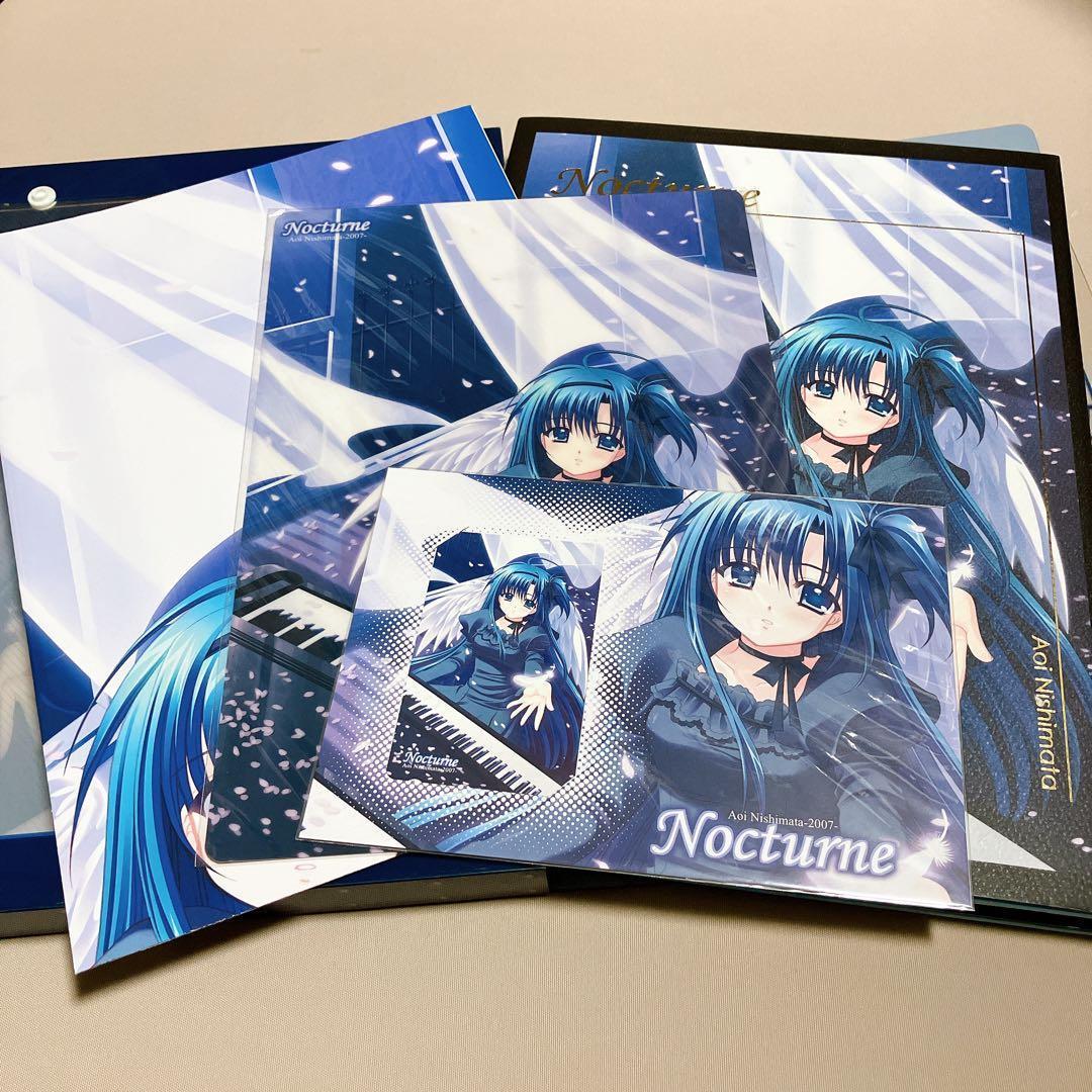 西又葵画集 ノクターン JOKER TYPE ポスター 下敷き カード付属 - メルカリ