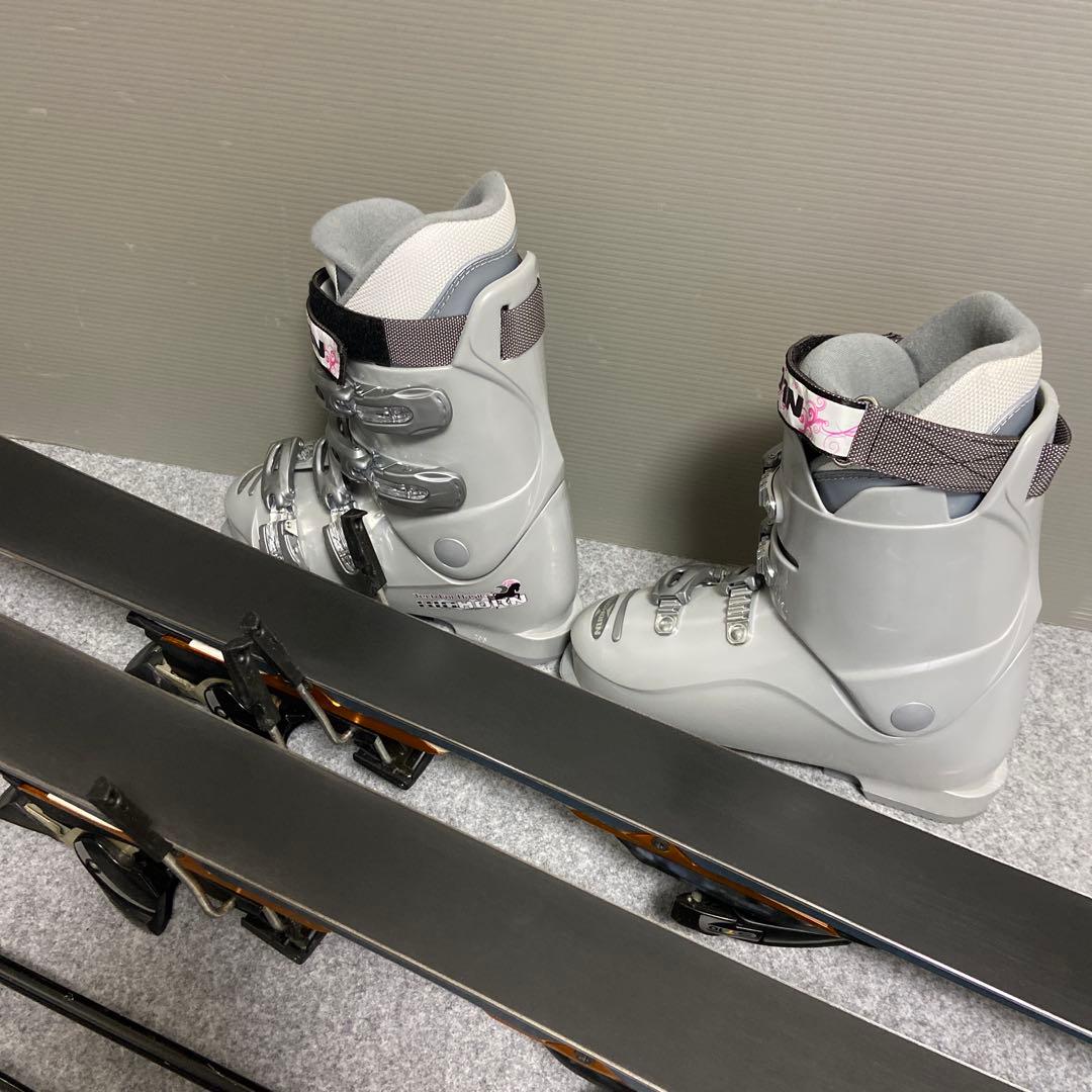 ★メンテナンス済　大人スキーセット 板150cm ブーツ24~24.5cm