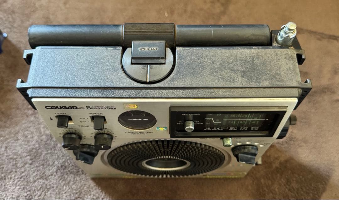 ナショナル　クーガー　RF-1150 ラジオ　レトロ