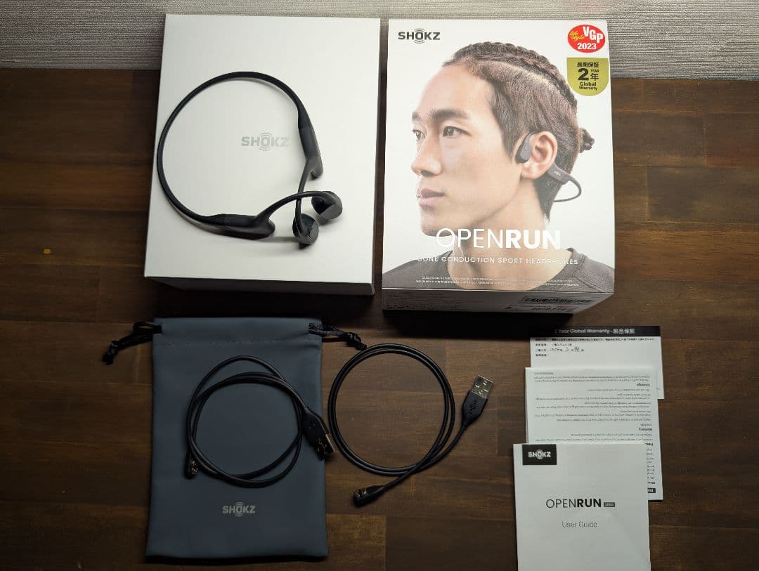 SHOKZ 骨伝導イヤホン ブラック　おまけ付き Amazon.co.jp: Shokz (ショックス) OpenRun Pro 骨伝導イヤホン