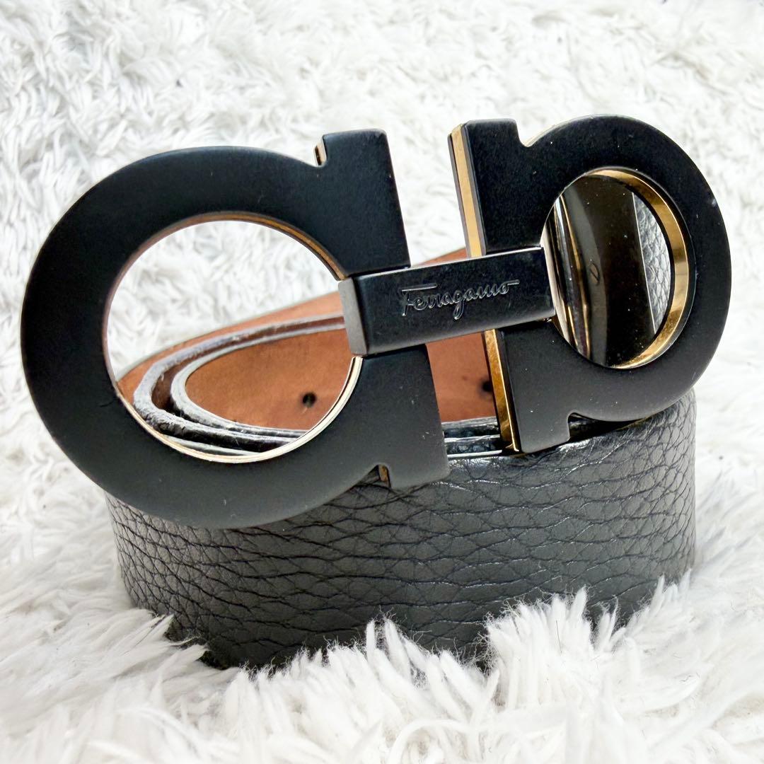 【美品】フェラガモ ベルト ダブルガンチーニ シボ革 ブラック 楽天市場】Salvatore Ferragamo ベルト メンズ ダブルガンチーニ