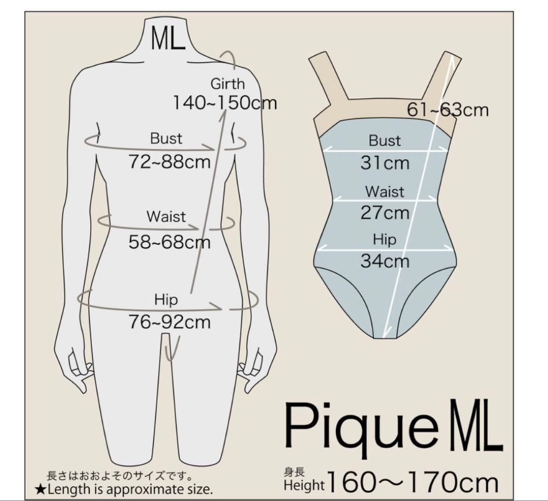 unoa ウノア　レオタード　ピケ　MLサイズ