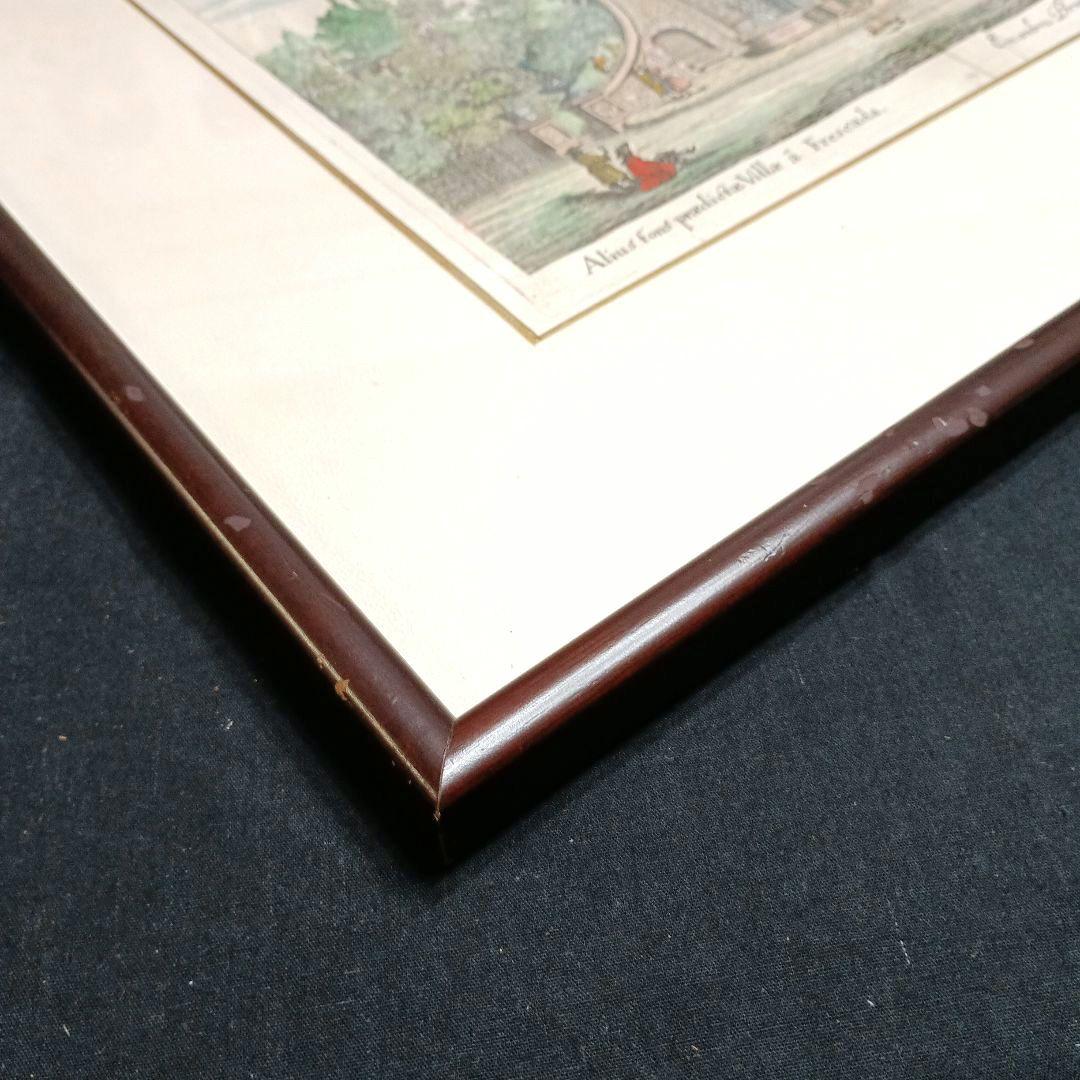 額装品 古典版画 1685年 FALDA 「Villa Frescada」ローマ - メルカリ