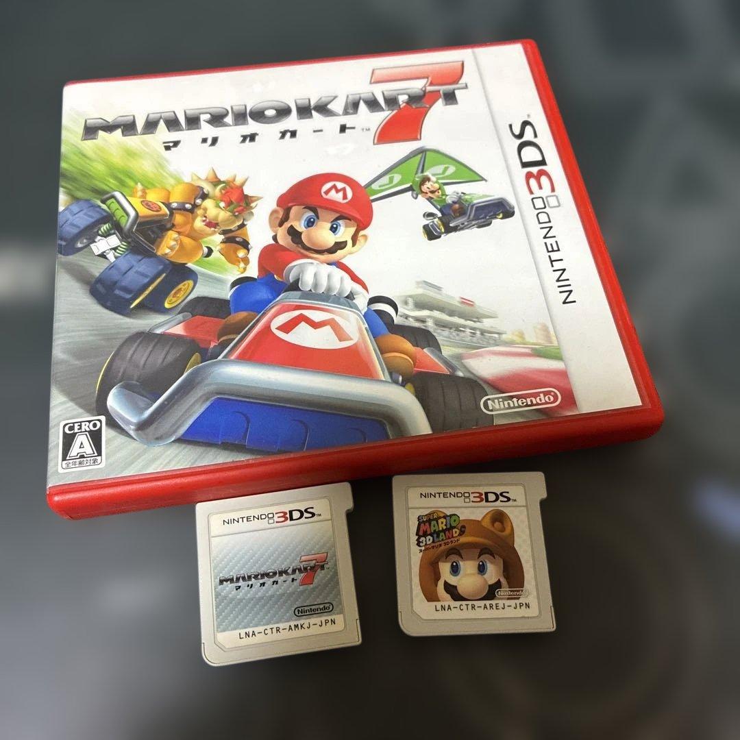2.25.水⭐️Nintendo 3DSソフト⭐️2本 マリオカート・スーパーマリオ