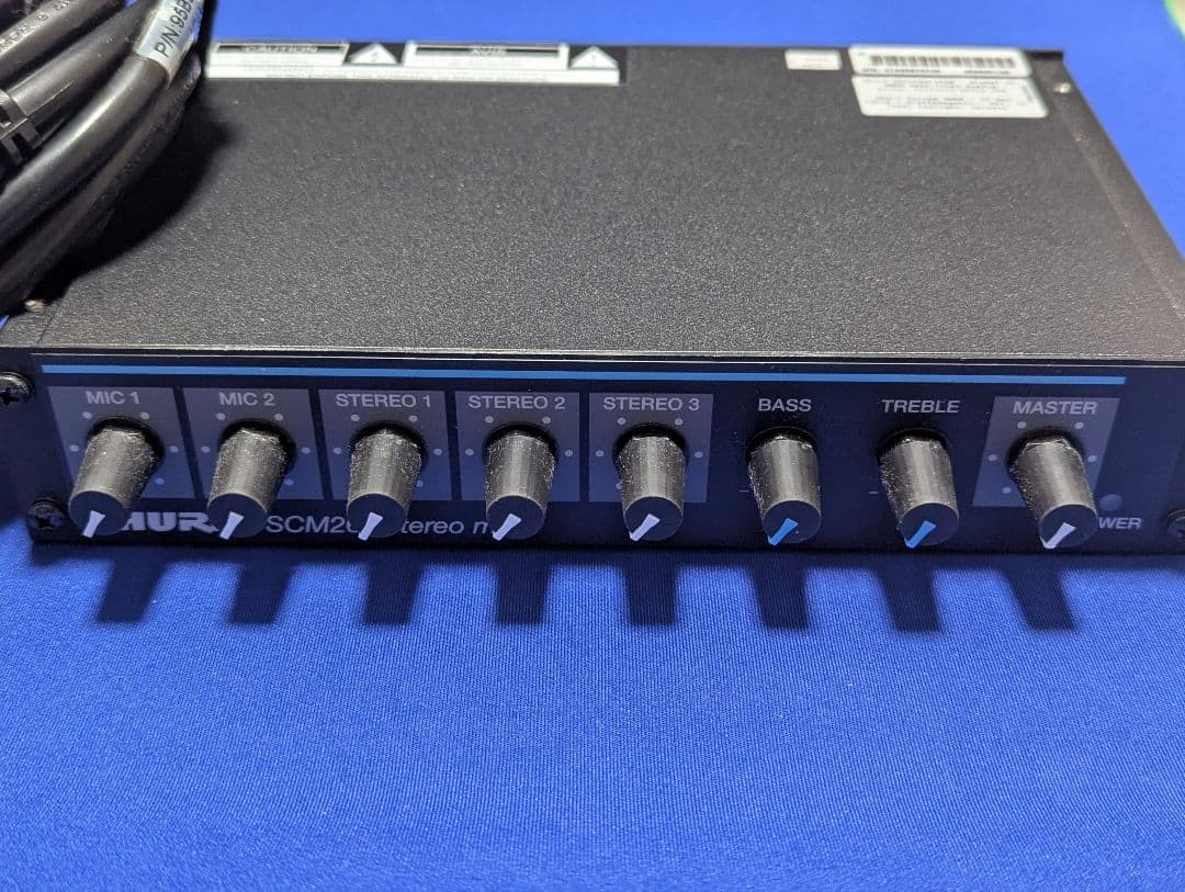 限定値下げ 美品ShureSCM262ステレオマイクロホンミキサ金具