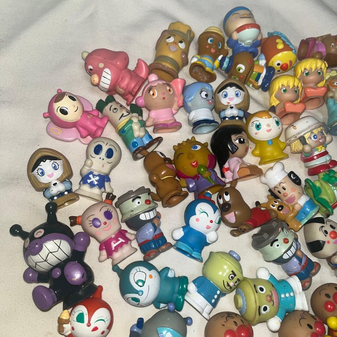 大量】アンパンマン 指人形 ソフビ人形 まとめ売り 54体 セット - メルカリ
