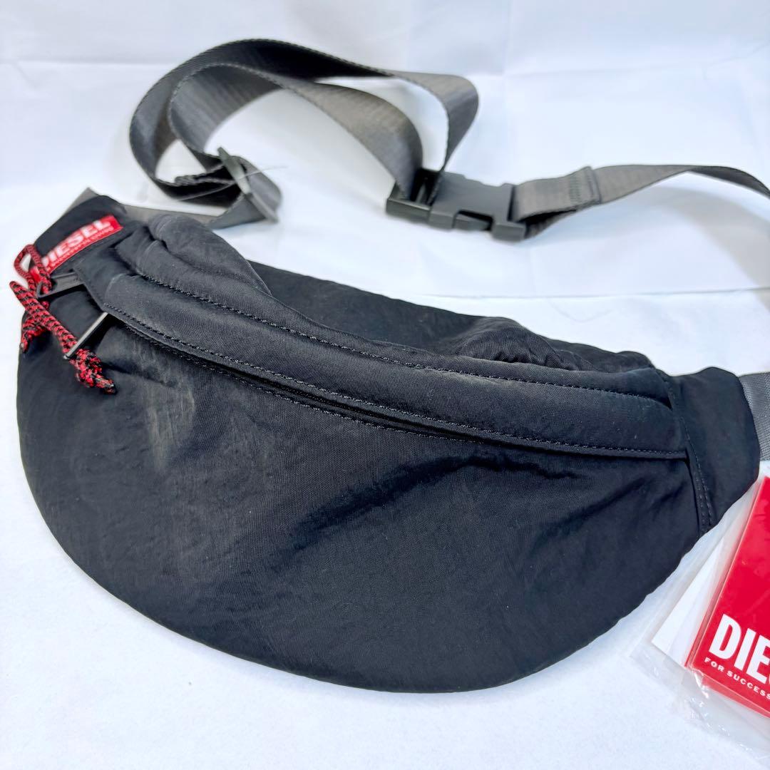 ディーゼル ボディバッグ ウエストバッグ ブラック 楽天市場】DIESEL ディーゼルブラック クロスボディーバッグ耐久性の