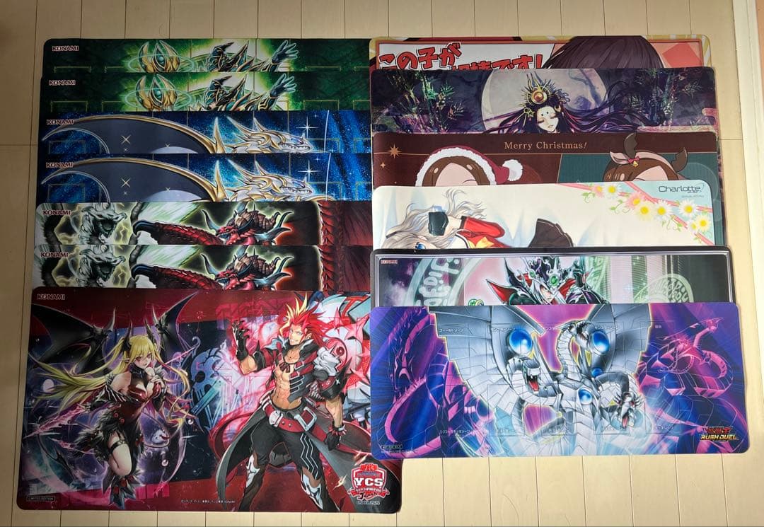 遊戯王　プレイマット　まとめ売り 専用出品]遊戯王 公式プレイマット ラバー製の通販 Nazznaプロフ必読に
