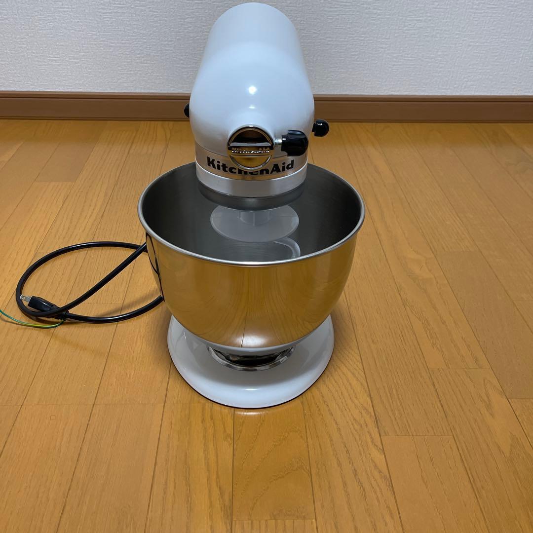 【保証期間内】キッチンエイド スタンドミキサー4.8L（ホワイト）付属品一式