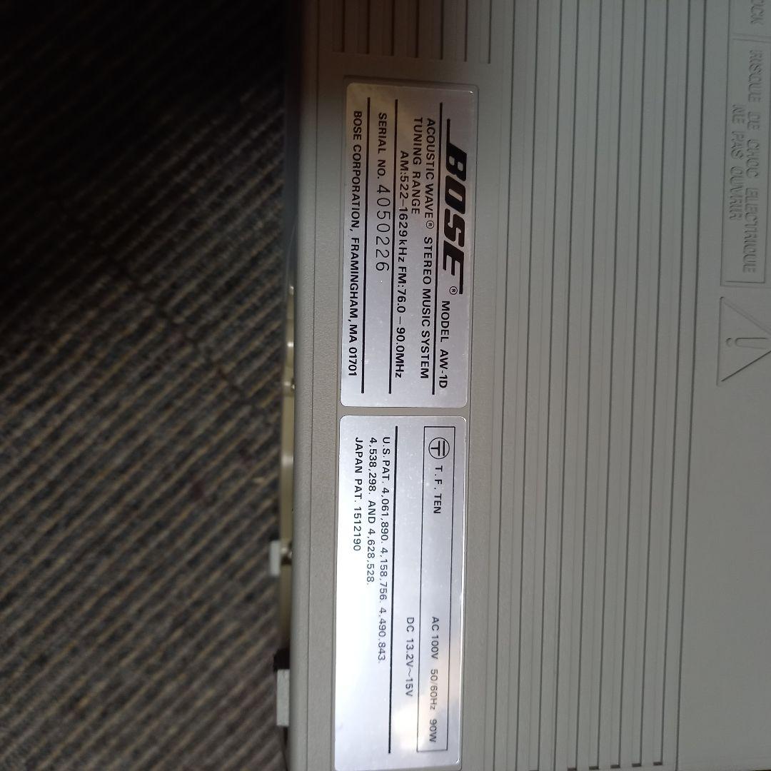 BOSE AW-1D(A)(完動品 動作好調) 保護カバーサービス