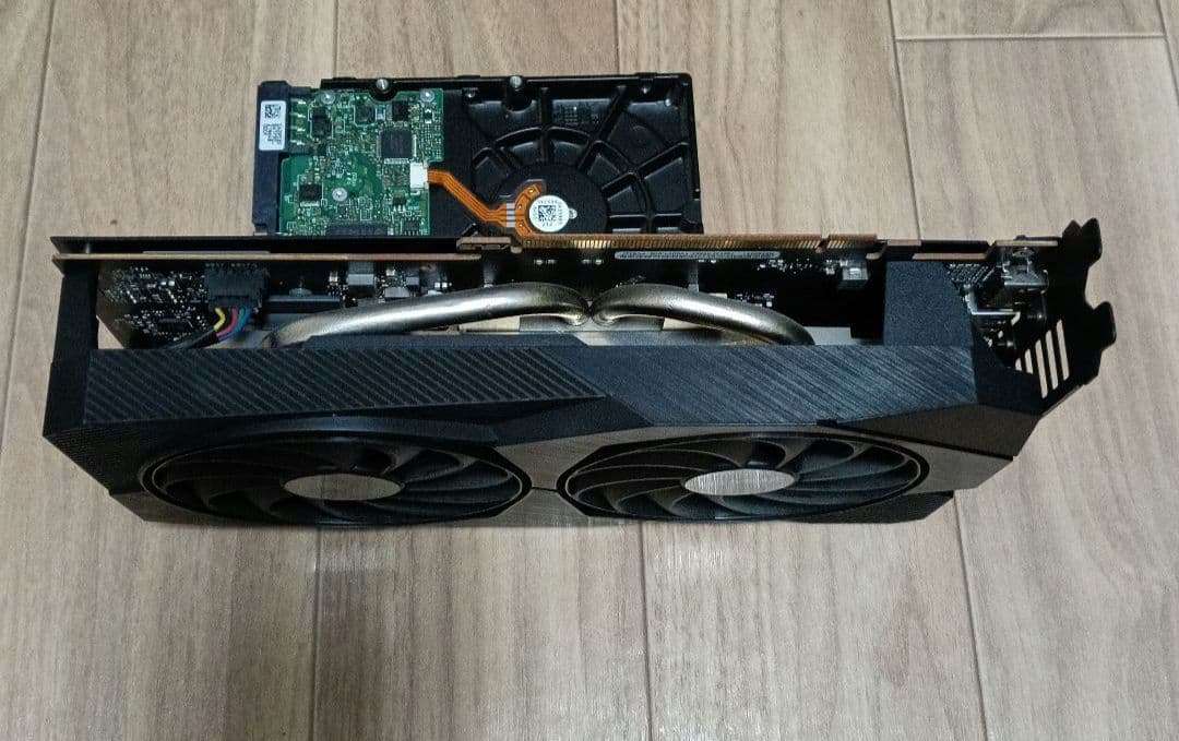 モンハンワイルズプレイ可能！グラボRadeon RX5500xt　可動品