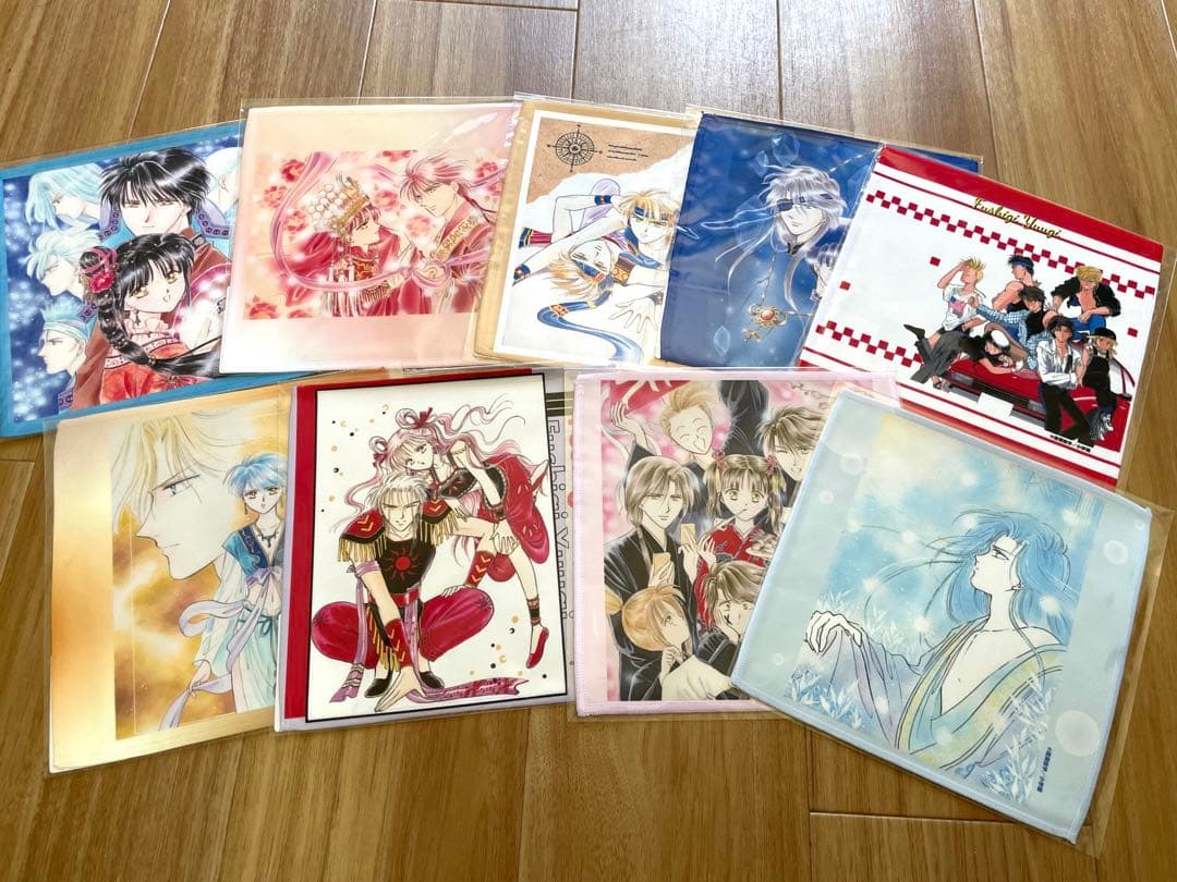 【新品、未使用】ふしぎ遊戯　dmmスクラッチ　ハンカチ　9枚セット Amazon.co.jp: DMMスクラッチ 第二弾 ふしぎ遊戯 D賞 ハンドタオル 柳