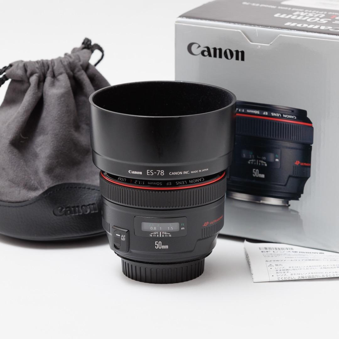 Canon EF 50mm f/1.2L USM レンズ　キャノンEFマウント Amazon.com : Canon EF 50mm f/1.2L USM : Camera Lenses : Electronics