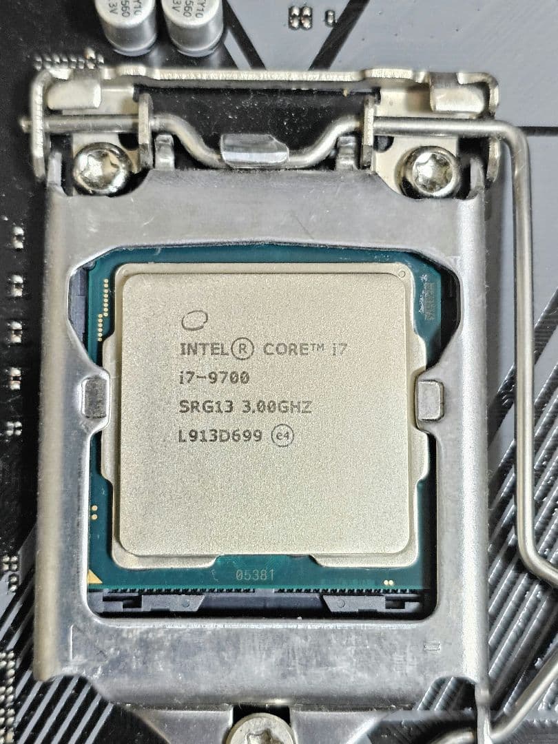 i7 9700 無印　h310m マザーボードセット バックパネル欠品
