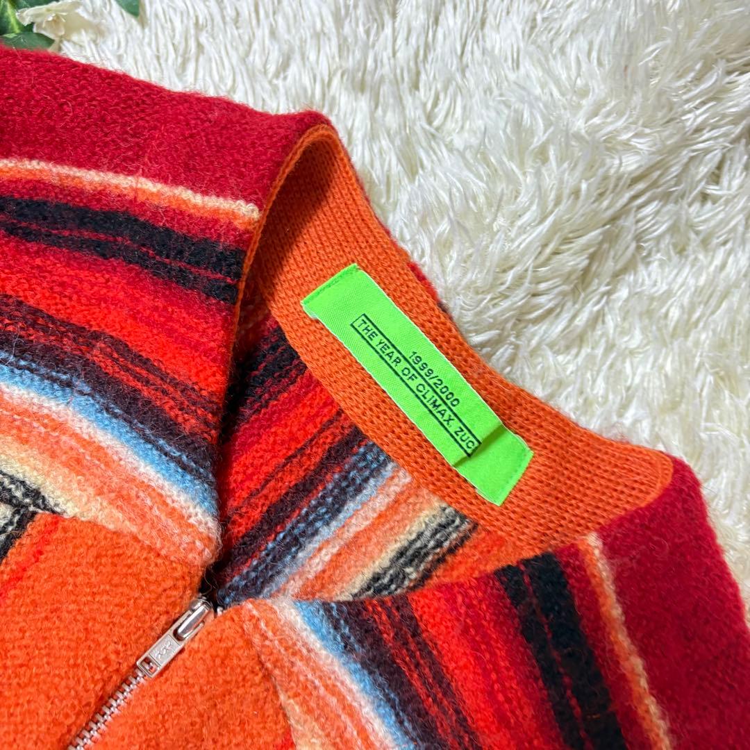 美品 ZUCCa/ズッカ ウール ニット ジャケット レディースM