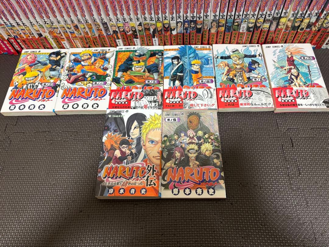 NARUTO 全72巻セット おまけ付き 初版多数 - メルカリ