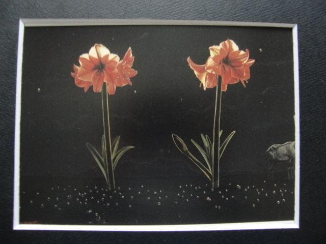 川口起美雄【二人の言葉】希少画集画、状態良好、新品高級額装付