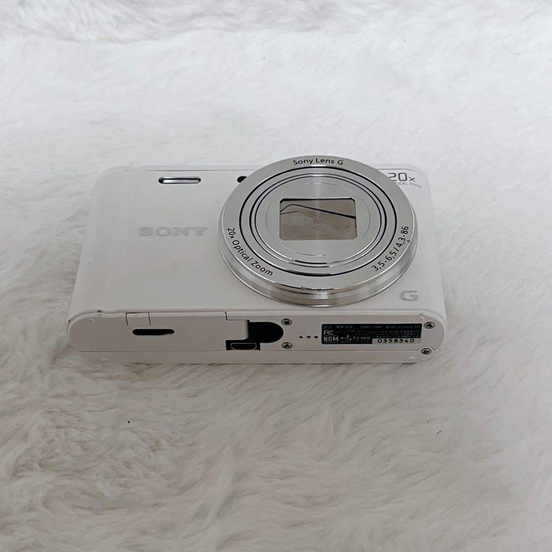 【美品】SONY Cyber-Shot DSC-WX350 ホワイト