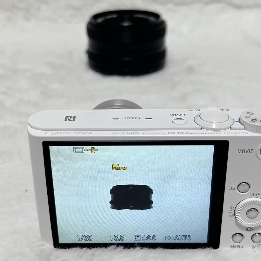 【美品】SONY Cyber-Shot DSC-WX350 ホワイト