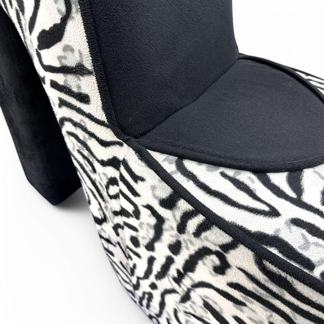 輸入レア品】 ハイヒールソファ レトロ ミッドセンチュリー ヒョウ柄