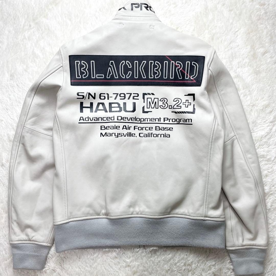 極美品/AVIREX 羊革ラムレザー ブラックバード MA-1 とろとろ - メルカリ