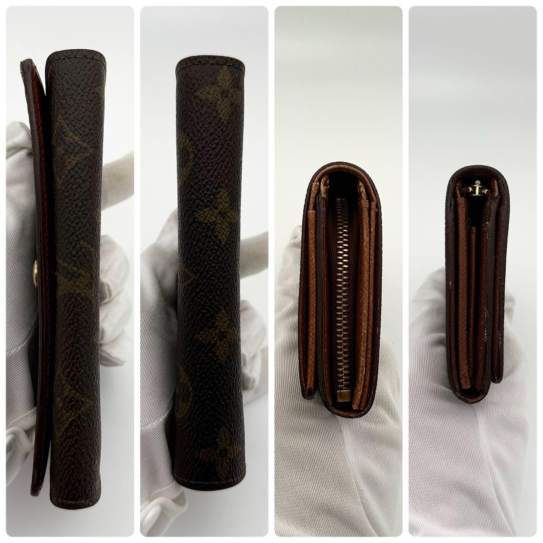 訳あり】ルイヴィトン モノグラム ポルトモネ ビエ トレゾール L字