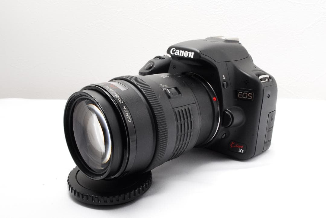 新品級シャッター数✨Canon EOS Kiss X3 レンズセット スマホ転送