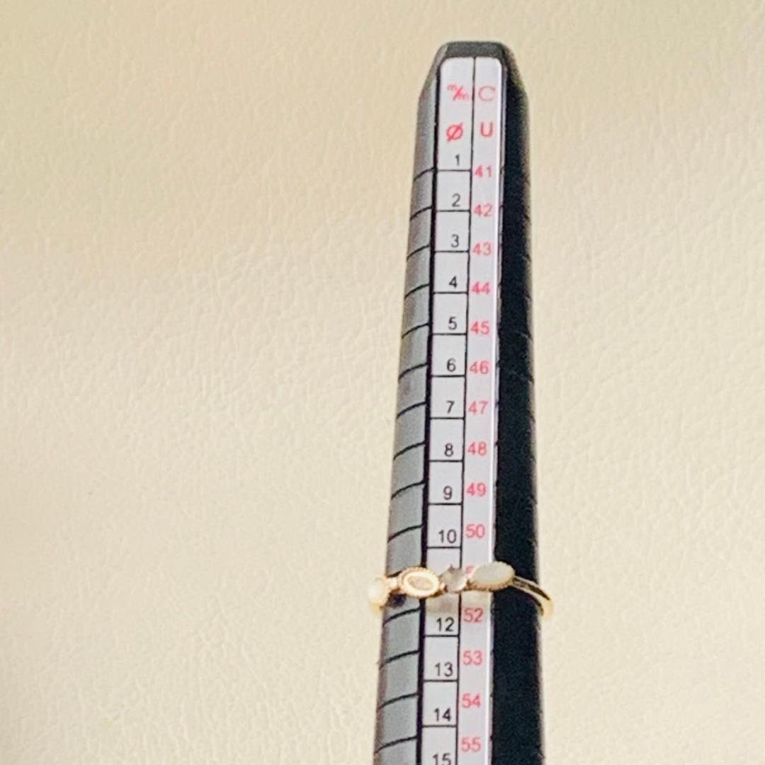 k10 アガット リング 指輪 訳あり 石取れ agete オーバル ストーン