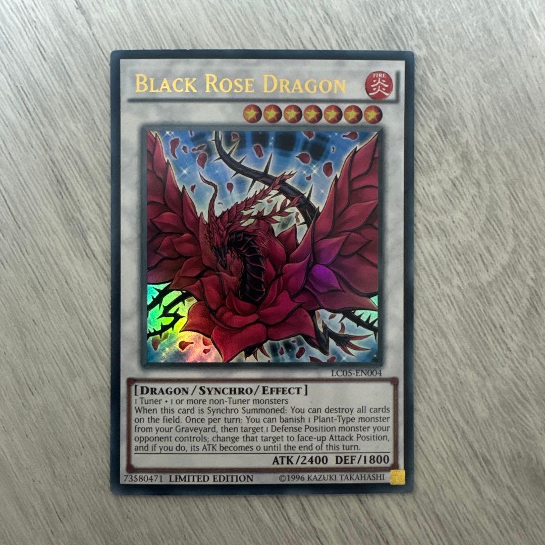 特価】遊戯王 英語版 LC05版 ブラックローズドラゴン ウルトラレア