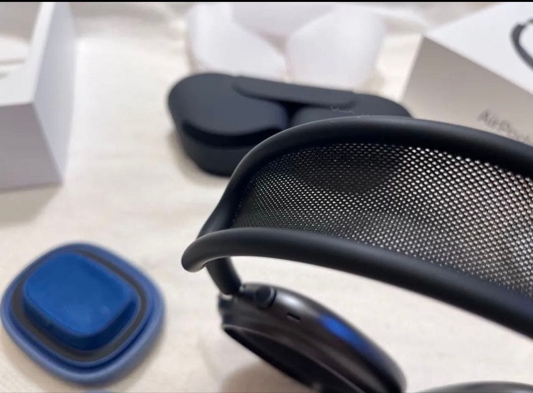 【正規品/美品】AirPods Max 本体 スペースグレイ　ケースなどおまけ付