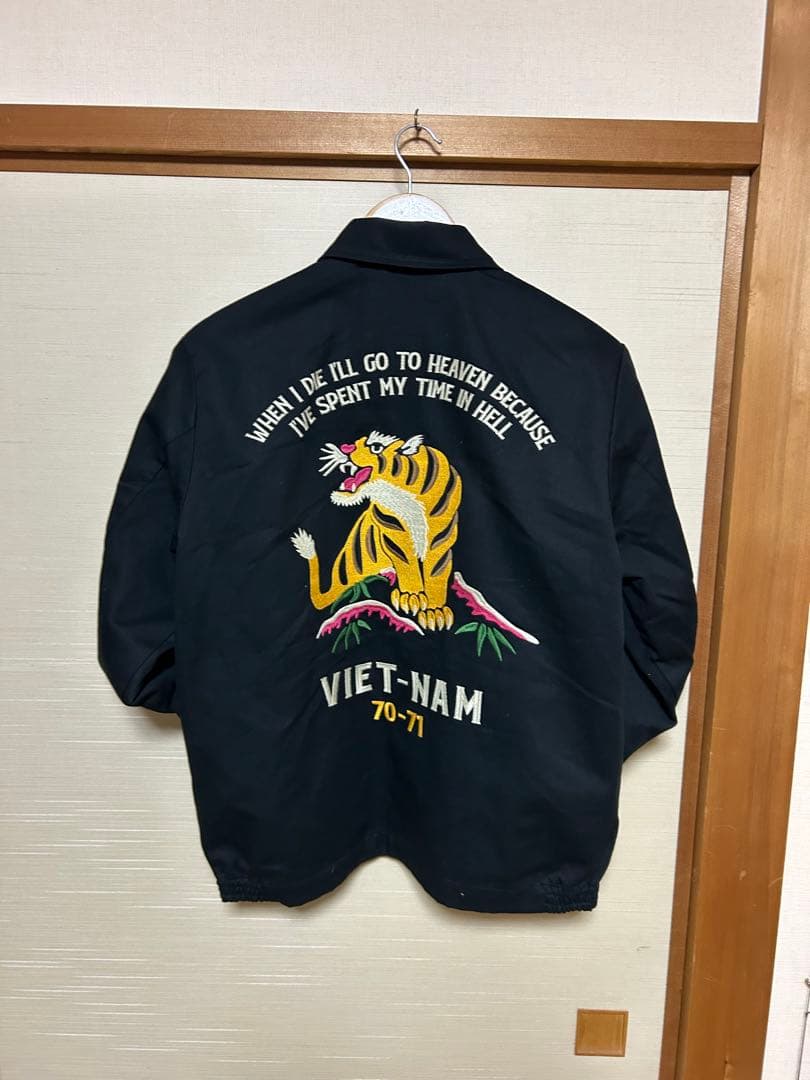 HOUSTON 黒 ベトジャン 虎 鷲刺繍 お値下げいたします