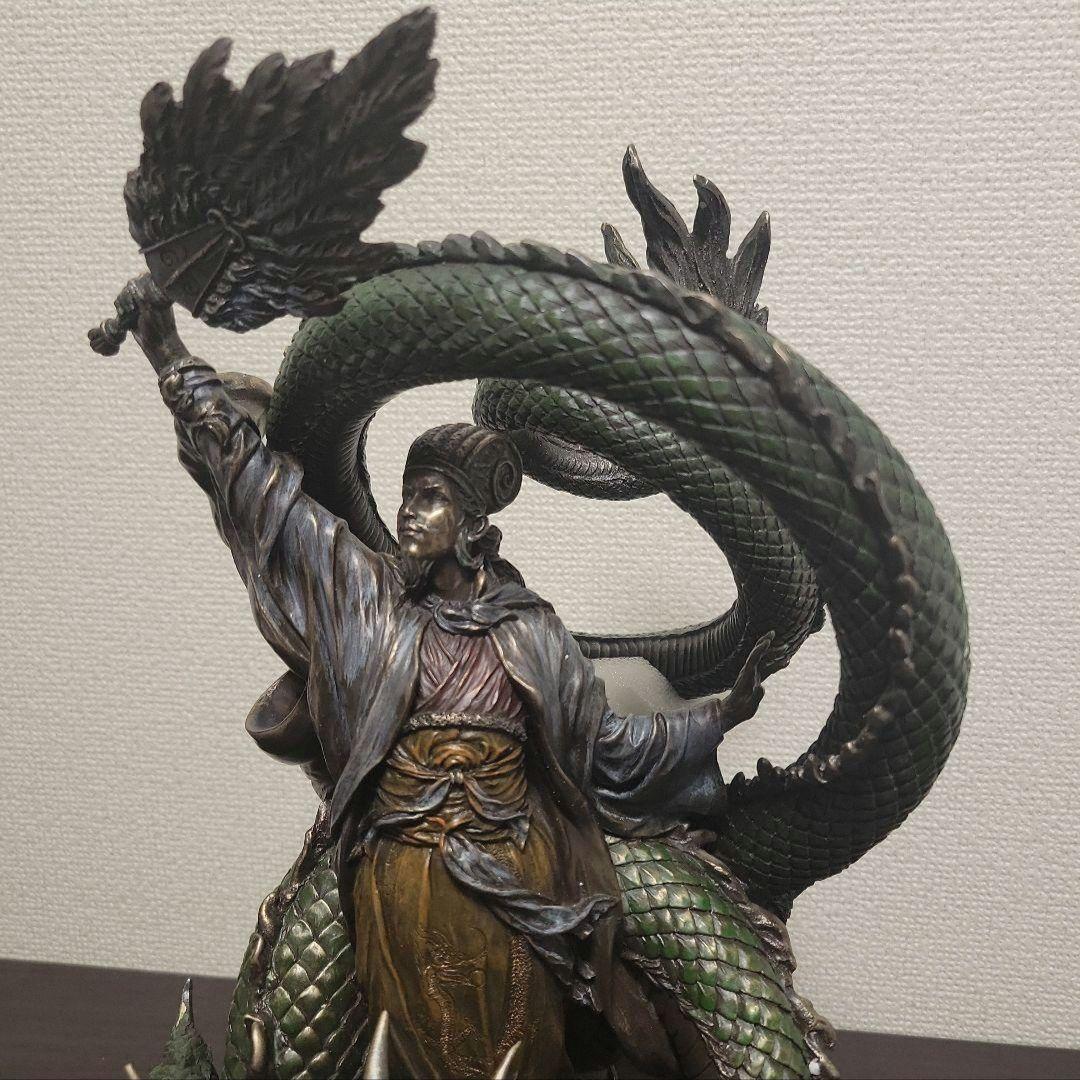 百花三国志 正子公也 諸葛亮孔明 フィギュア ブロンズ風 コールド