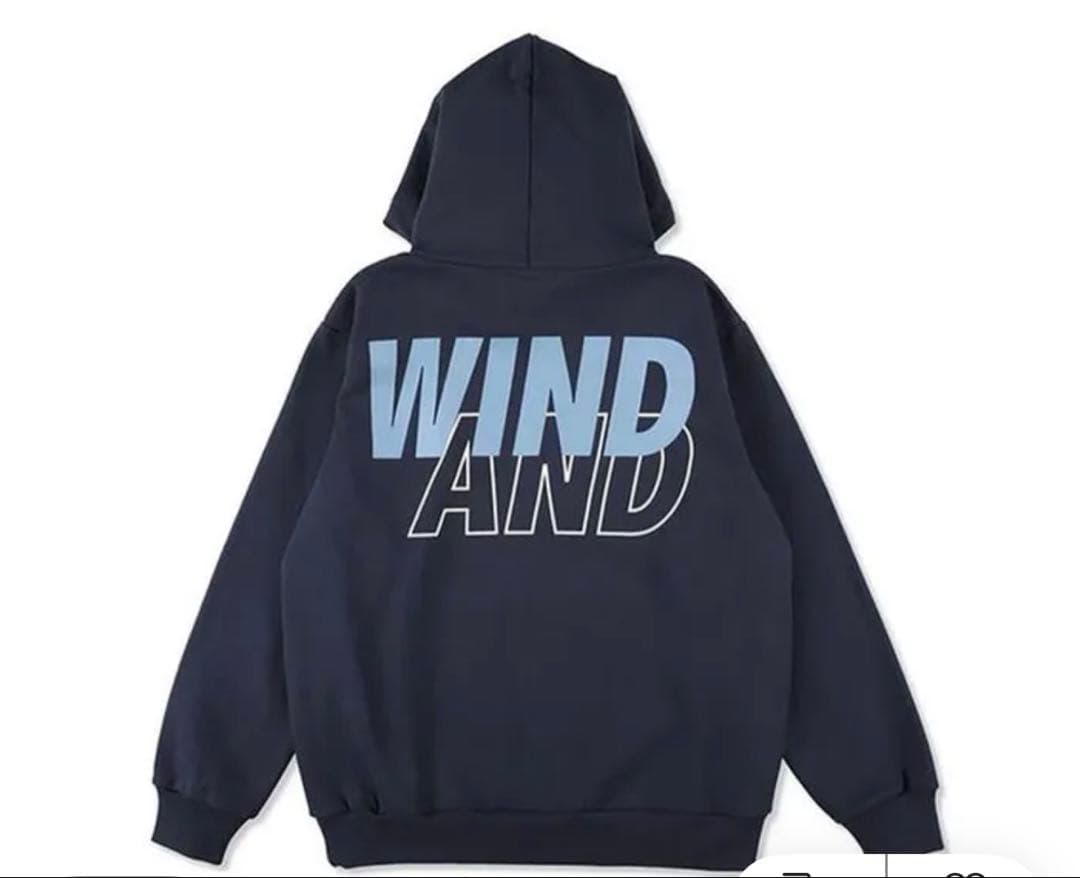 WIND AND SEA/Straight Hooded Sweatshirt