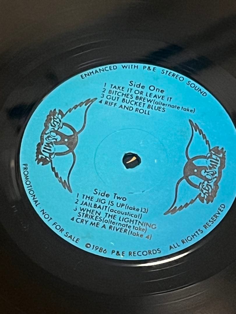 Aerosmith PURE GOLD .999 LP USプロモ 非売品 レア 新 デザイン