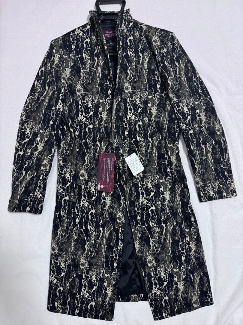 未使用 トルネードマート マーブルメタルジャカードコート チェスター