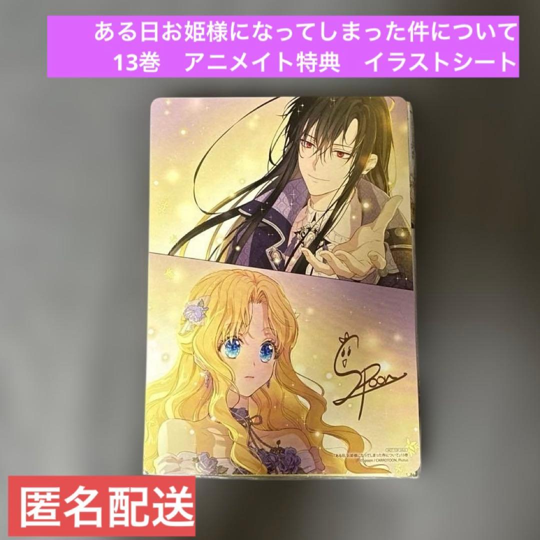 ある日お姫様になってしまった件について ある姫 13巻 アニメイト特典
