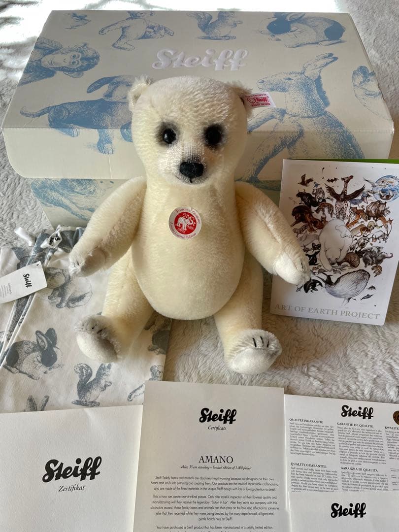Steiff シュタイフ 天野喜孝 ポーラーベアー - メルカリ