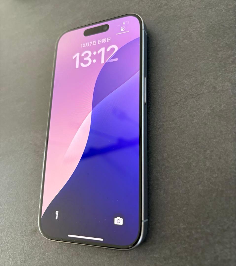 Apple iPhone 15 Pro ナチュラルチタニウム 本体　箱あり