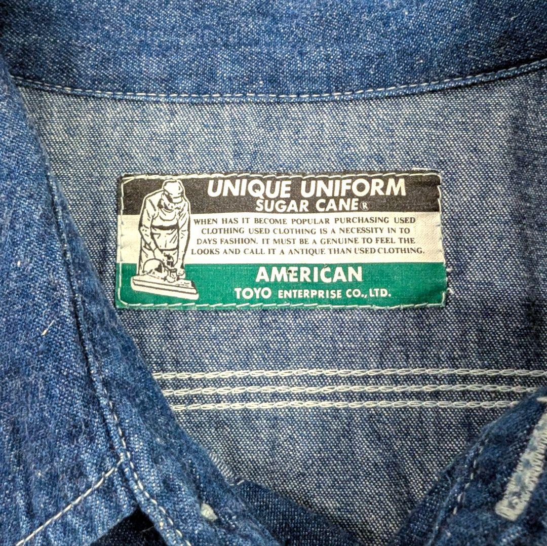 旧タグ SUGAR CANE シャンブレー デニムシャツ - メルカリ