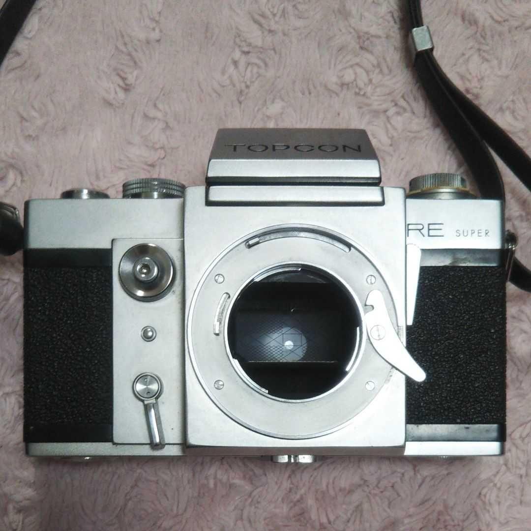 ☆古いカメラ 動作確認済 TOPCON RE SUPER ケース付 一眼レフ