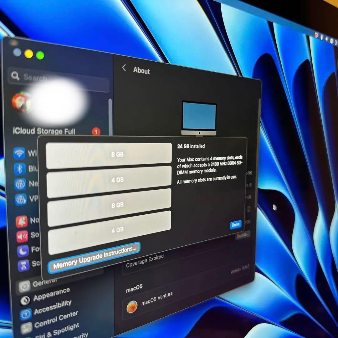 Macデスクトップ iMac Retina 5K 2017 24GB 2TB Radeon 580