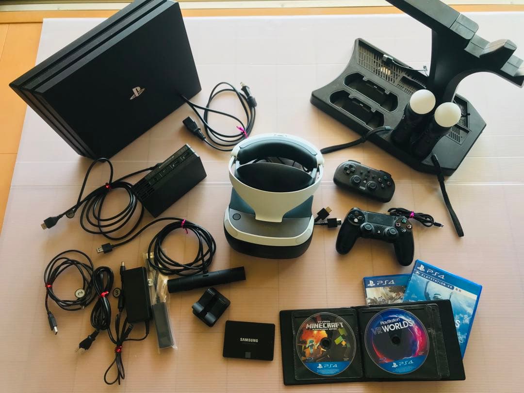 断捨離PS4Pro CUH-ZVR2 move マイクラSSDセット売り Amazon | LIDIWEE PSVR スタンド VR多機能スタンド PS Move